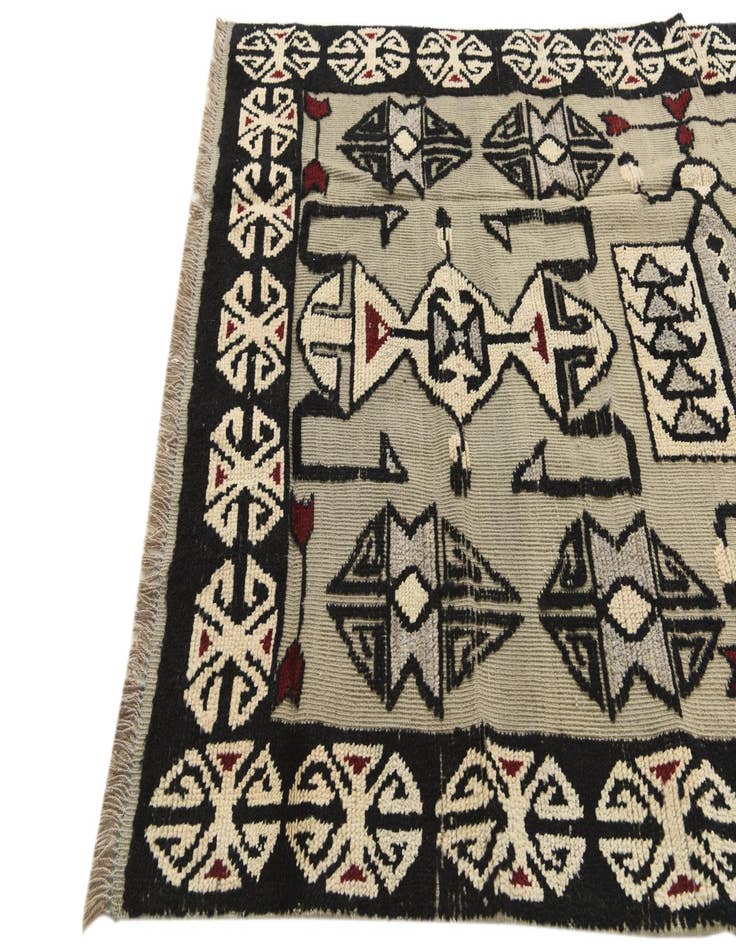 Detail image of  5' 2 x 8' 8  Hand Knotted Darya Wool Rug