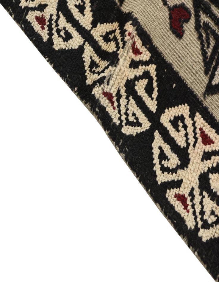 Detail image of  5' 2 x 8' 8  Hand Knotted Darya Wool Rug