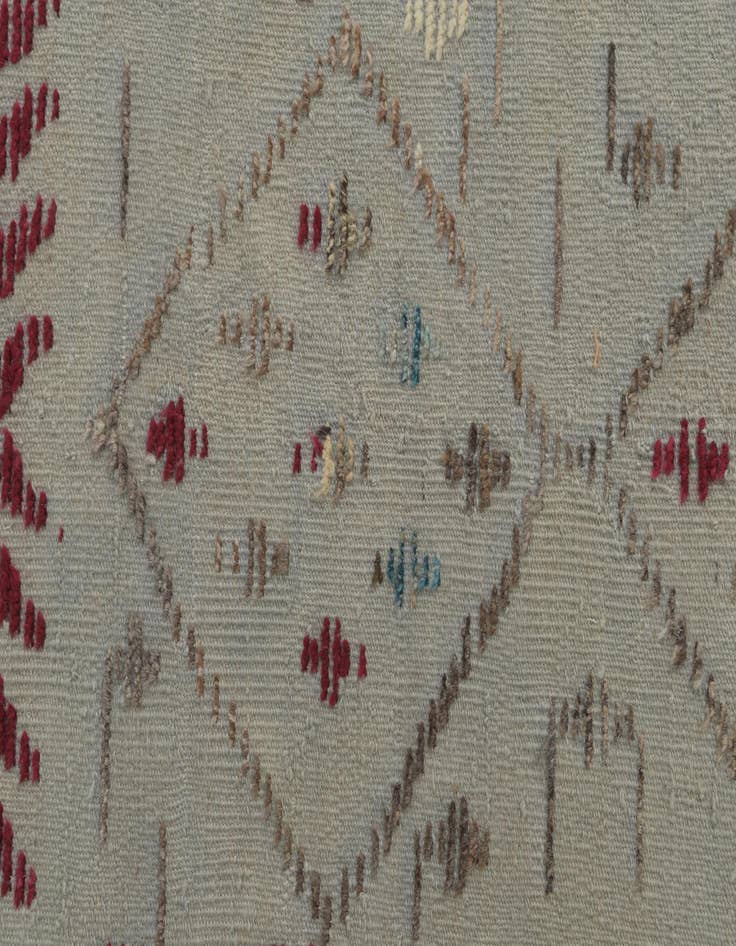 Detail image of  4' 3 x 6'  Hand Knotted Darya Wool Rug
