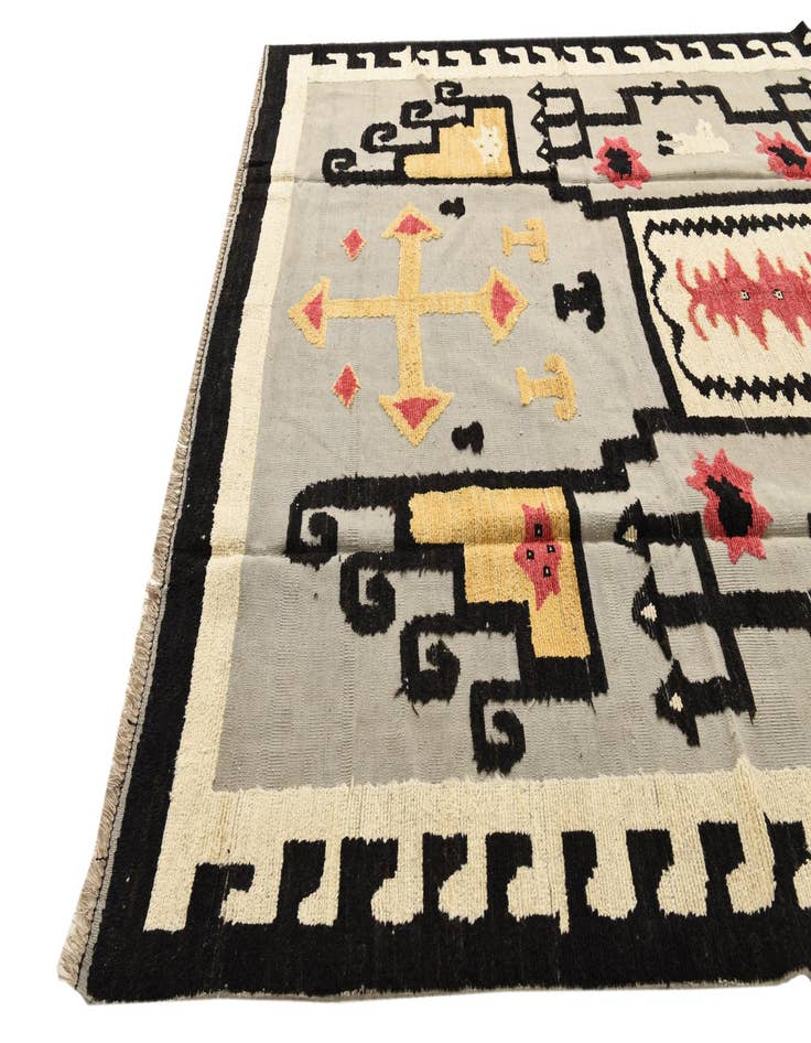 Detail image of  8' 10 x 12' 8  Hand Knotted Darya Wool Rug