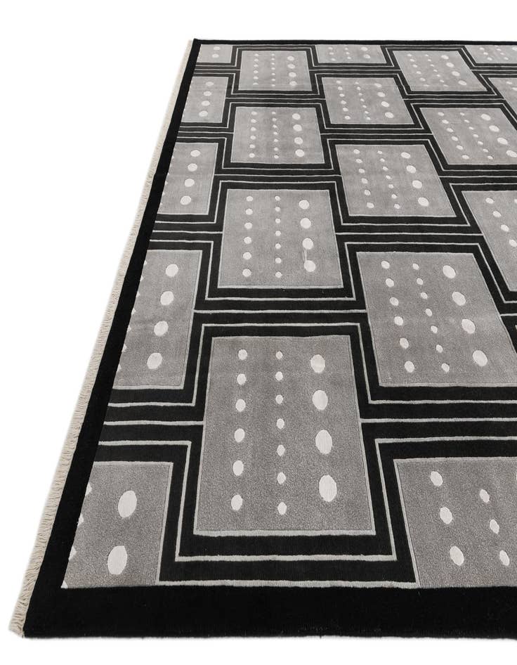 Detail image of  8' 2 x 11' 7  Hand Knotted Darya Wool Rug