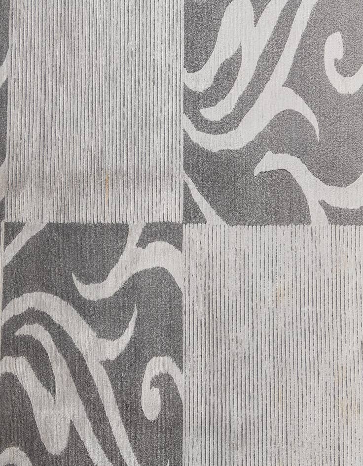 Detail image of  6' 9 x 10'  Hand Knotted Darya Wool Rug