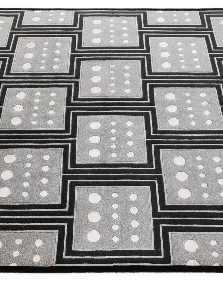 Detail image of  5' 7 x 7' 7  Hand Knotted Darya Wool Rug