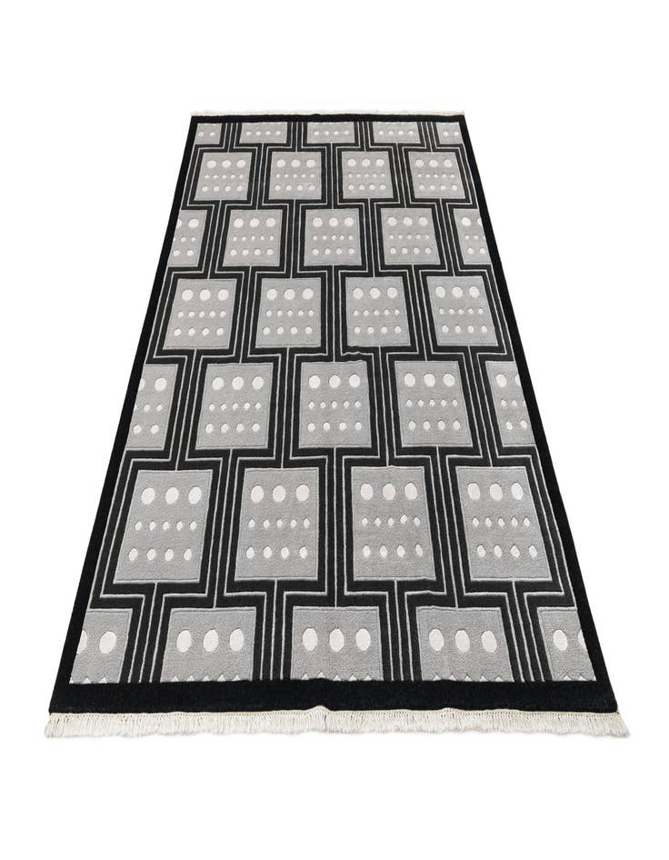 Detail image of  5' 6 x 7' 10  Hand Knotted Darya Wool Rug