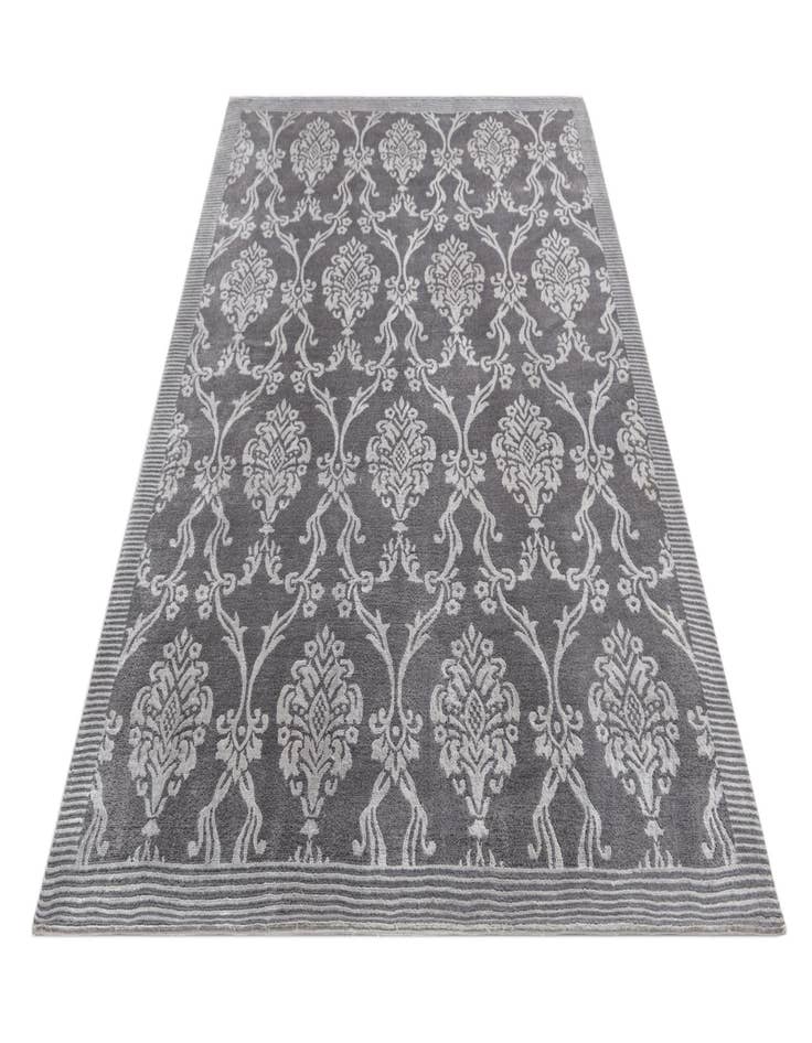 Detail image of  5' 9 x 8'  Hand Knotted Darya Wool Rug