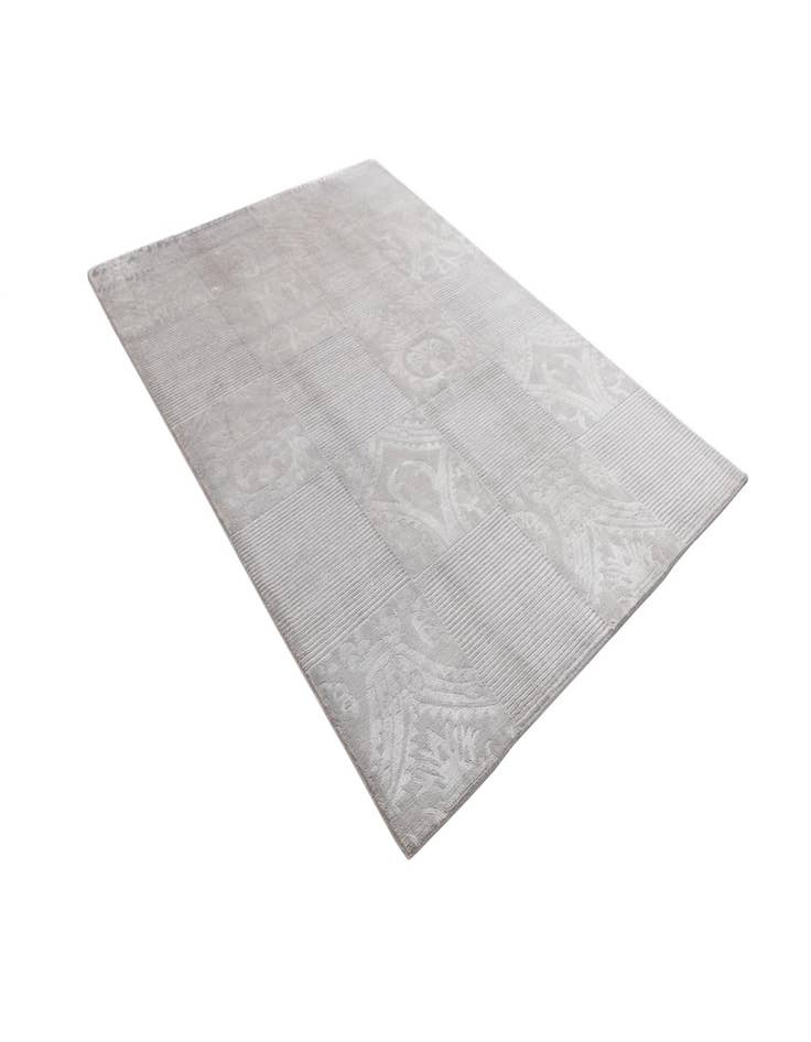 Detail image of  5' 9 x 8'  Hand Knotted Darya Wool Rug