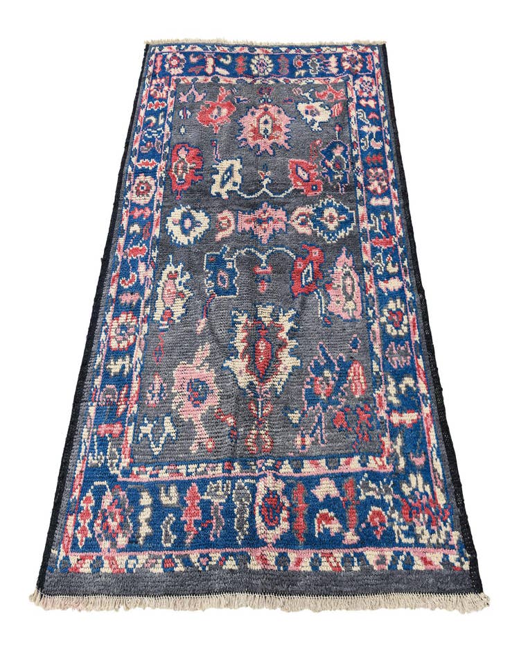 Detail image of  4' 10 x 6'  Hand Knotted Darya Wool Rug