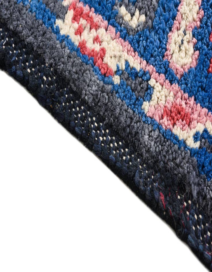 Detail image of  4' 10 x 6'  Hand Knotted Darya Wool Rug