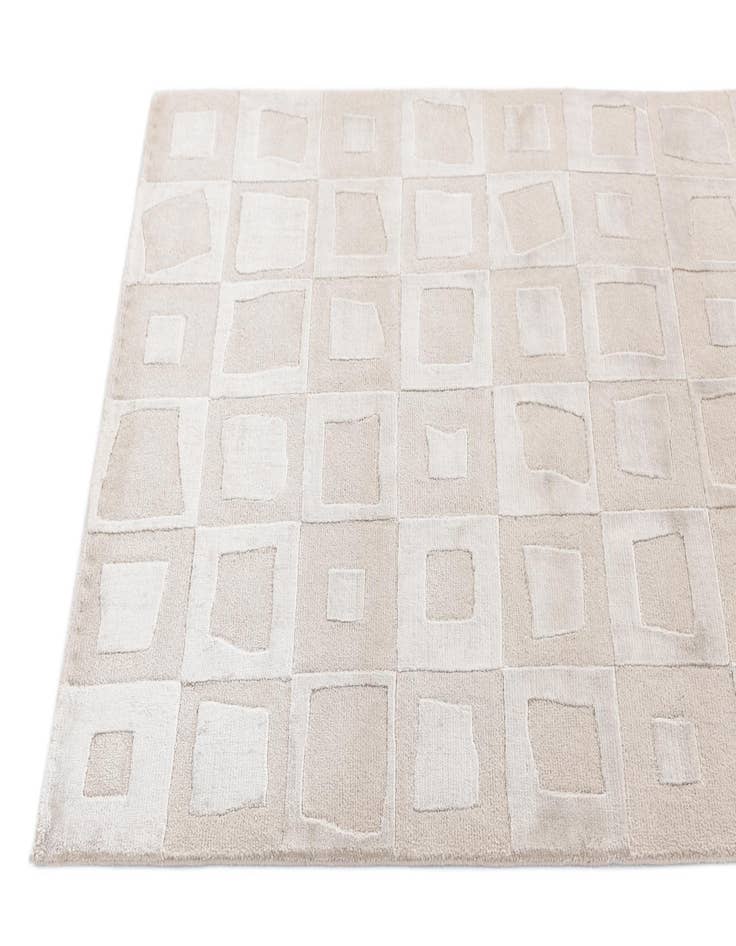 Detail image of  3' 1 x 5' 2  Hand Knotted Darya Wool Rug