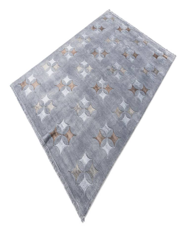 Detail image of  5' 5 x 7' 10  Hand Knotted Darya Wool Rug