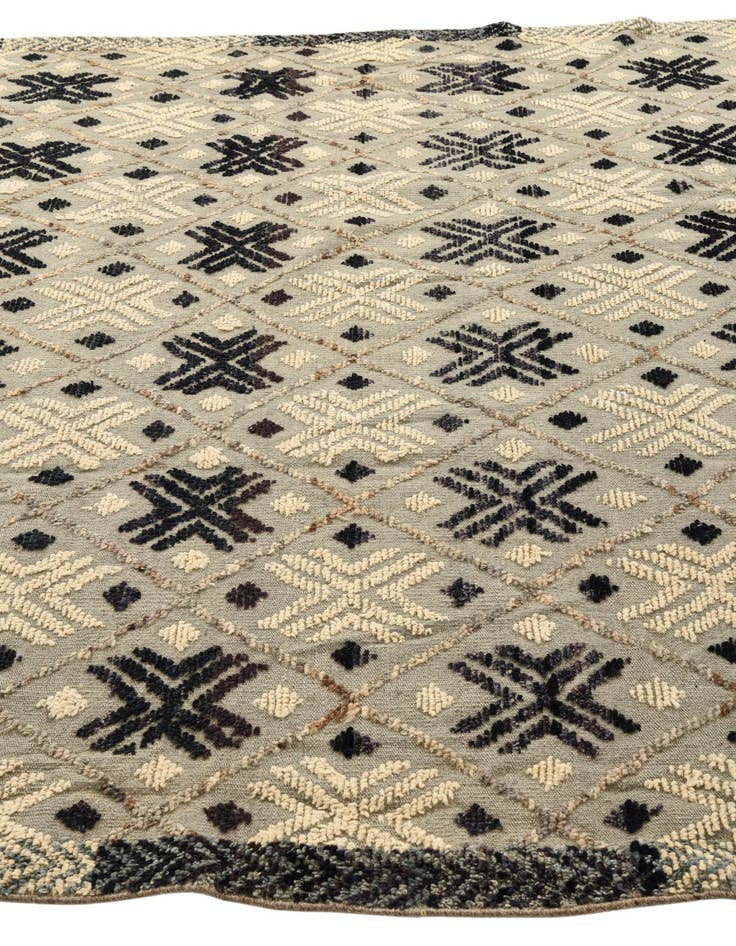 Detail image of  7' 6 x 10' 7  Hand Knotted Darya Wool Rug