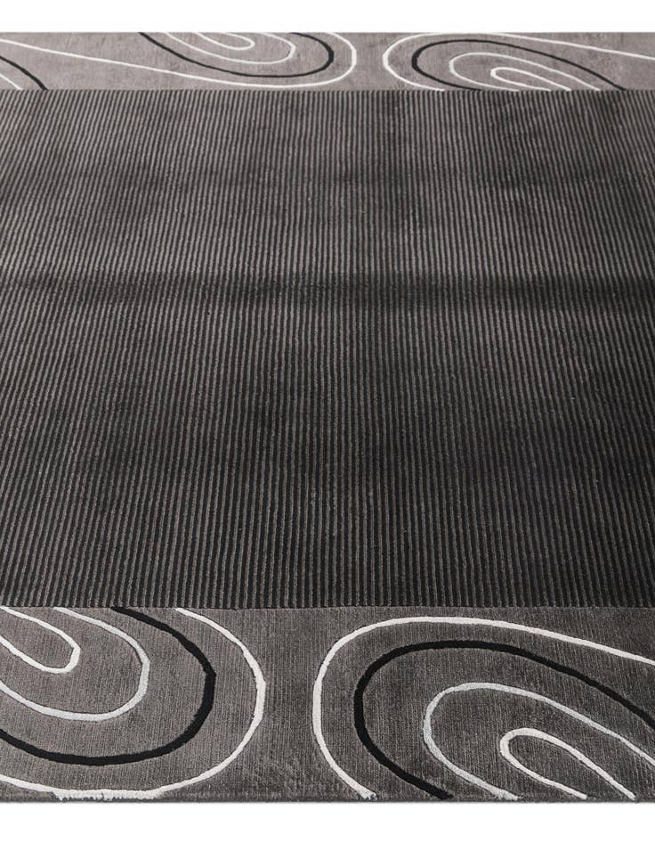 Detail image of  5' 6 x 7' 10  Hand Knotted Darya Wool Rug