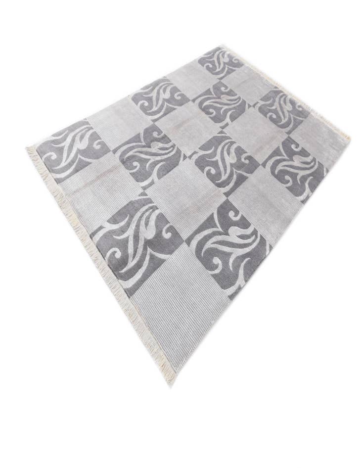 Detail image of  5' 7 x 7' 11  Hand Knotted Darya Wool Rug