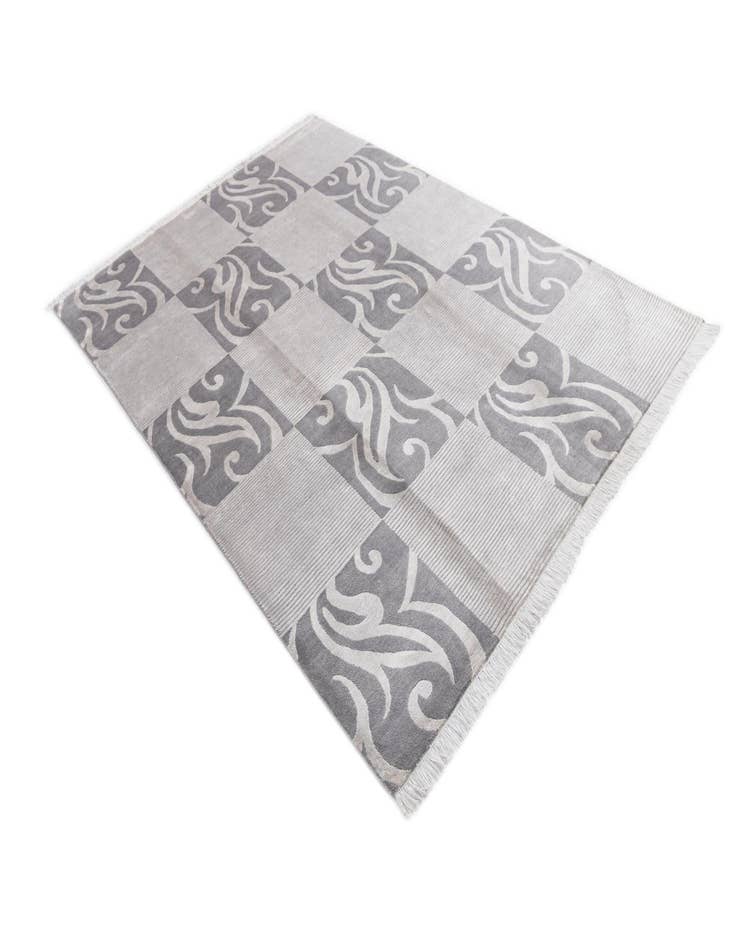 Detail image of  5' 8 x 8' 1  Hand Knotted Darya Wool Rug