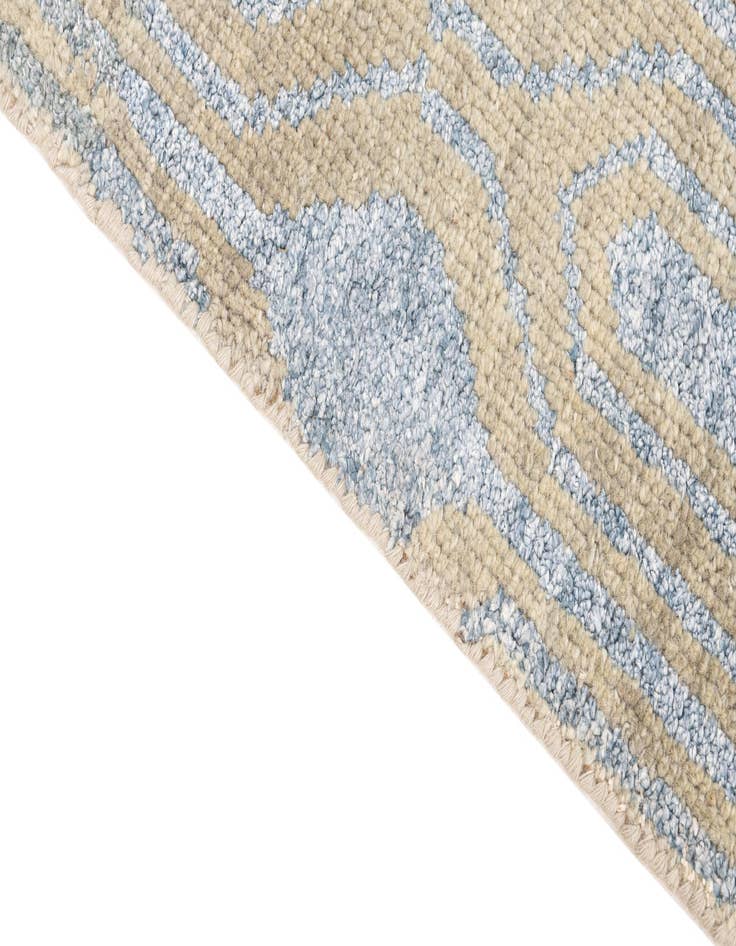 Detail image of  3' 8 x 6'  Hand Knotted Darya Rug