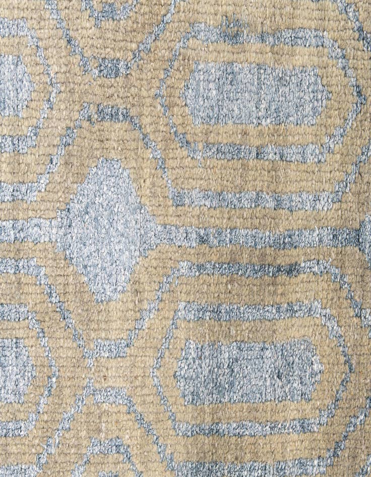 Detail image of  3' 8 x 6'  Hand Knotted Darya Rug