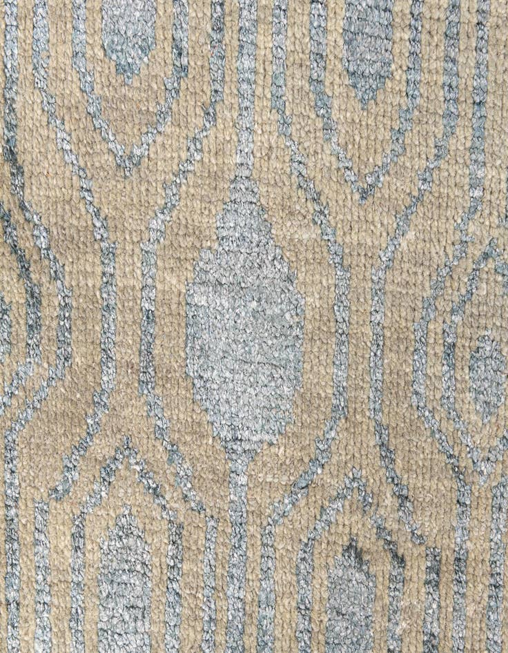 Detail image of  3' 8 x 6'  Hand Knotted Darya Rug