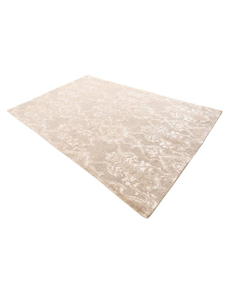 Detail image of  5' 10 x 9'  Hand Knotted Darya Rug