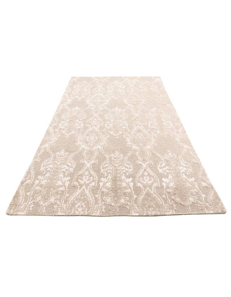 Detail image of  5' 10 x 9'  Hand Knotted Darya Rug