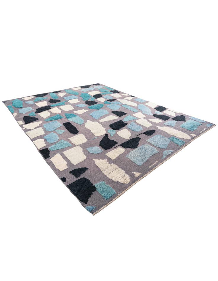 Detail image of  8' 3 x 10' 6  Hand Knotted Darya Wool Rug