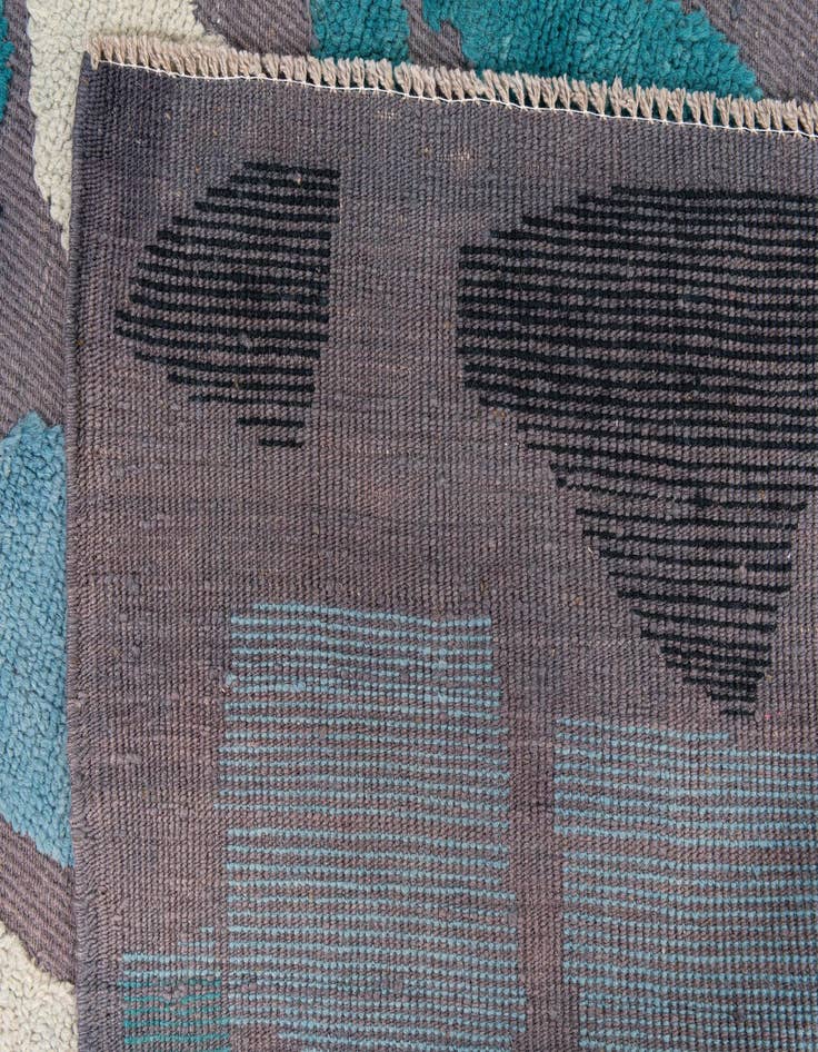 Detail image of  8' 3 x 10' 6  Hand Knotted Darya Wool Rug