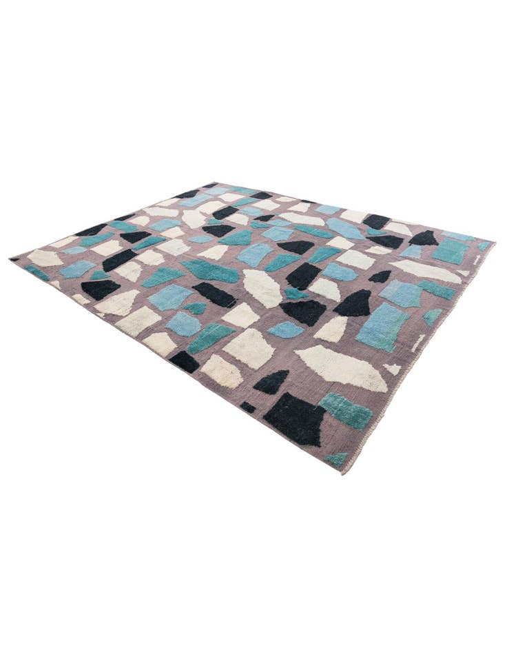 Detail image of  8' x 10' 1  Hand Knotted Darya Wool Rug