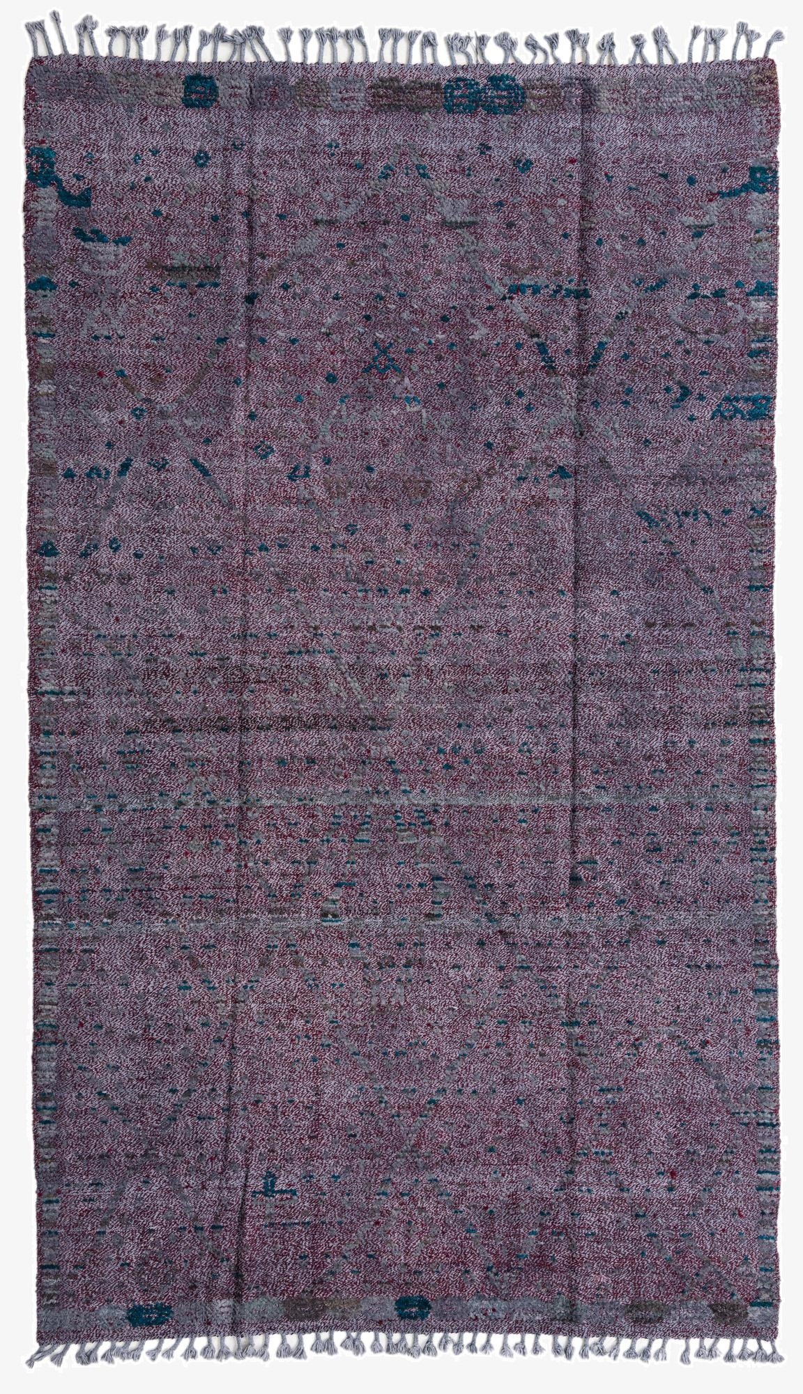  6' 2 x 10' 6  Hand Knotted Darya Wool Rug