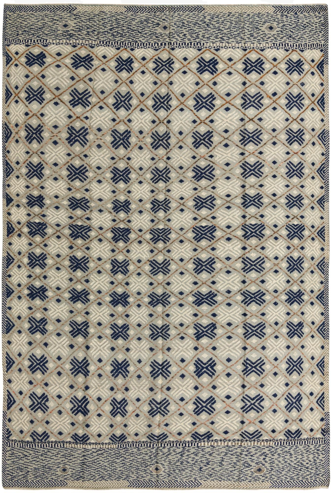  9' 7 x 14' 6  Hand Knotted Darya Wool Rug