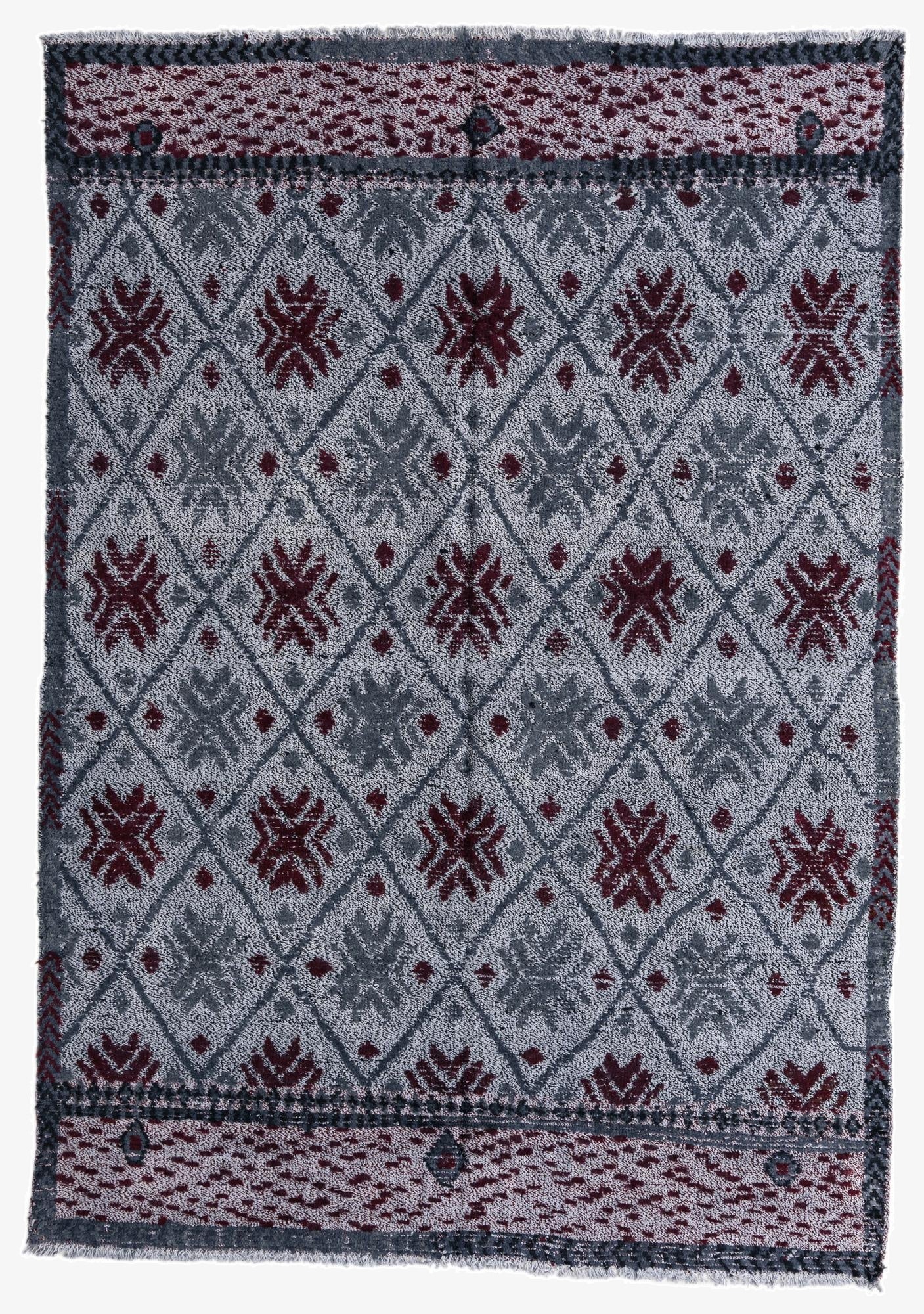  5' 6 x 8'  Hand Knotted Darya Wool Rug
