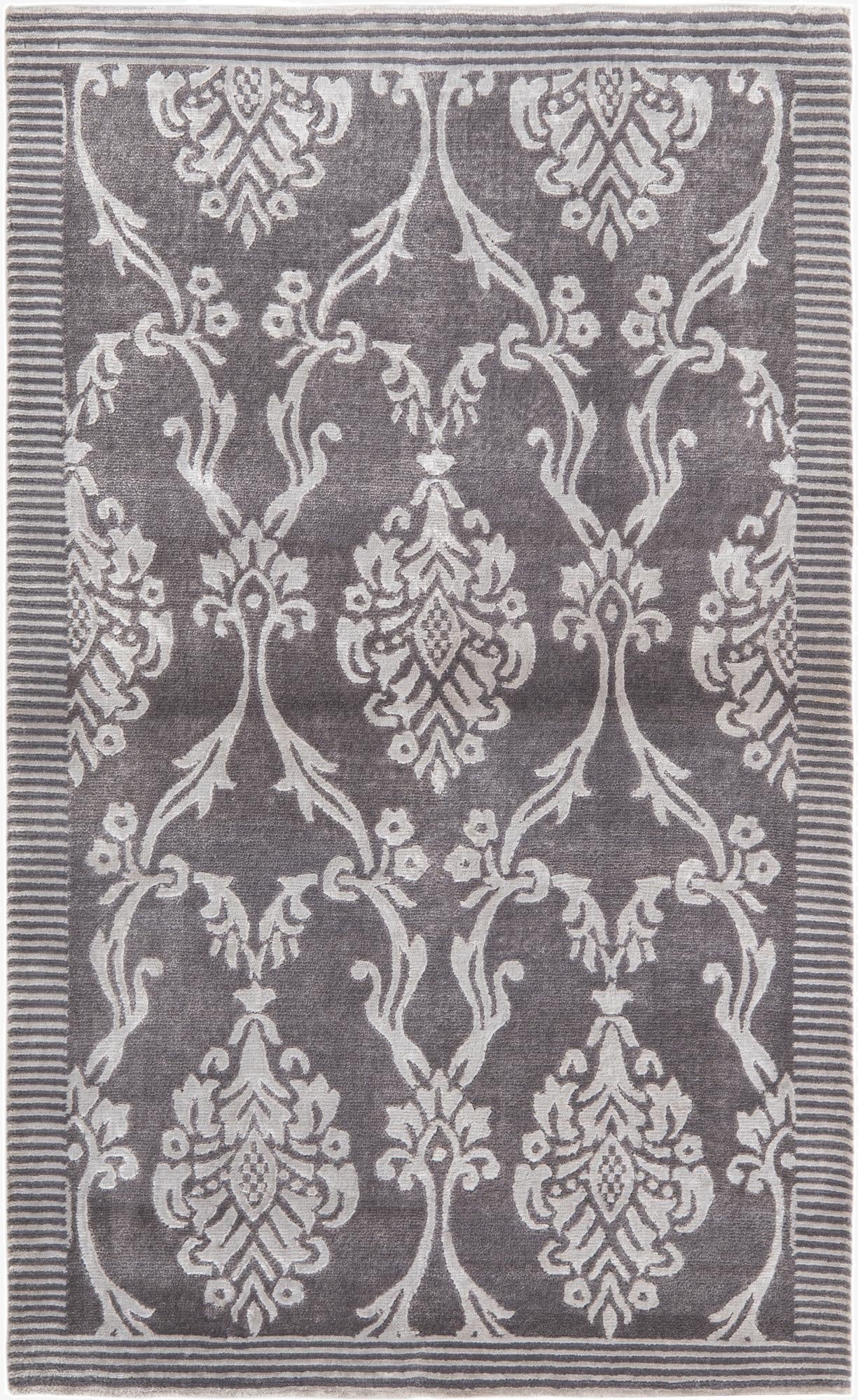  3' x 4' 11  Hand Knotted Darya Wool Rug
