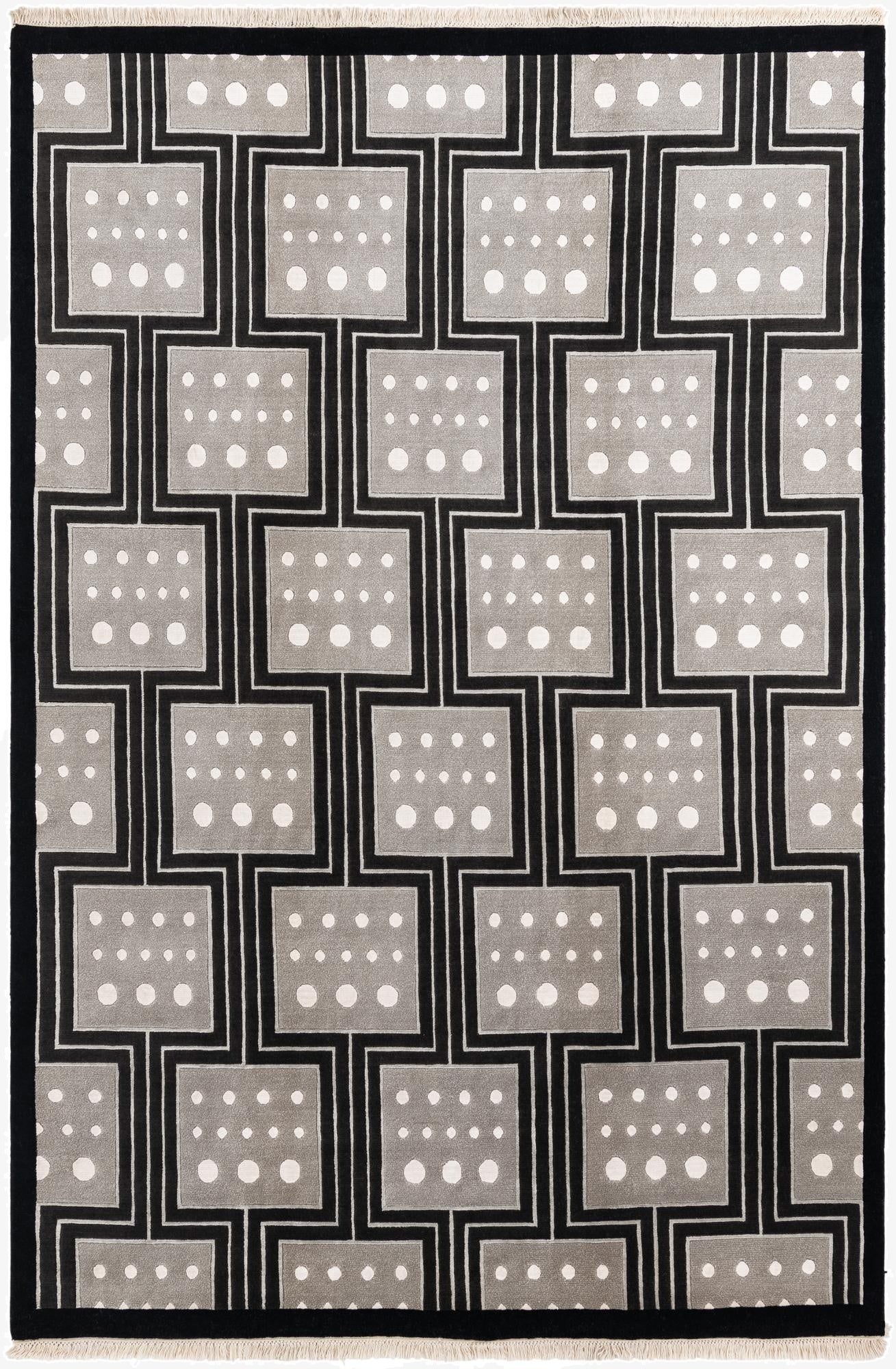  6' 6 x 9' 11  Hand Knotted Darya Wool Rug