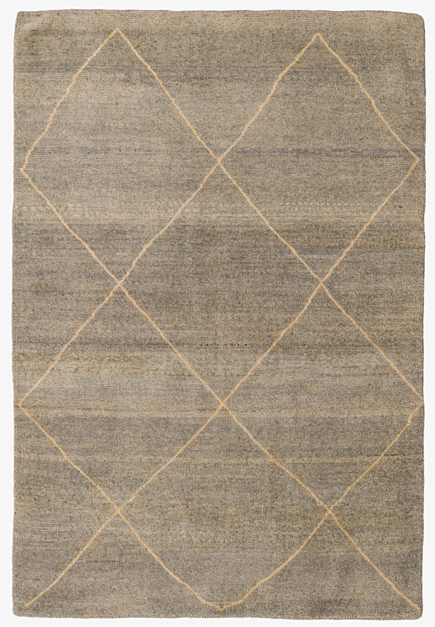  4' 7 x 6' 8  Hand Knotted Darya Wool Rug