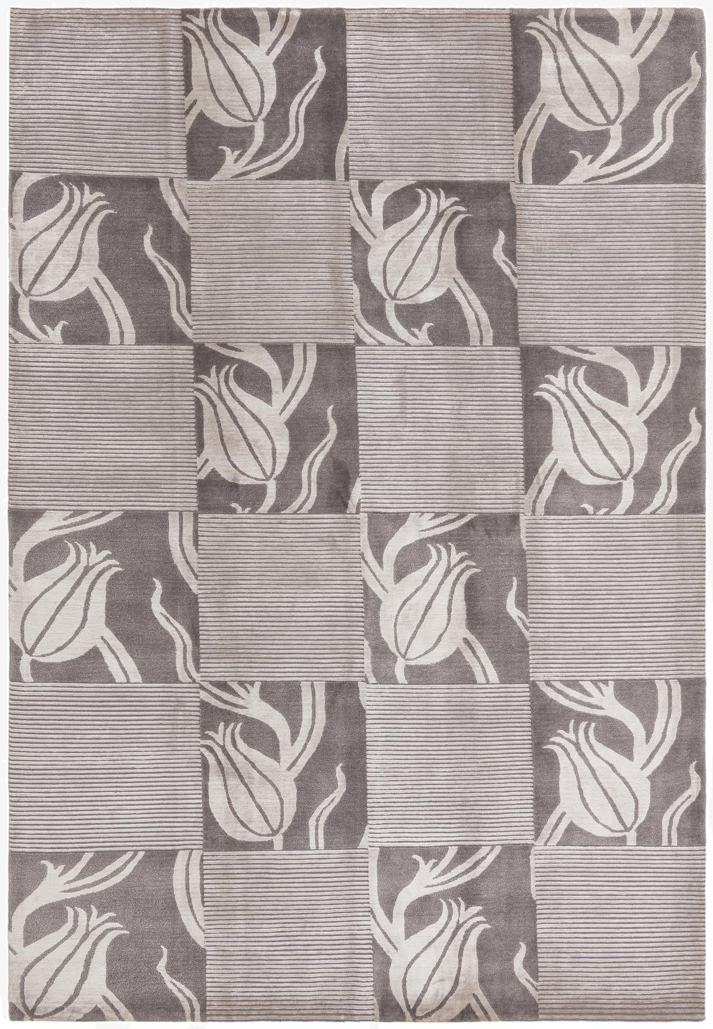  6' 9 x 10' 1  Hand Knotted Darya Wool Rug