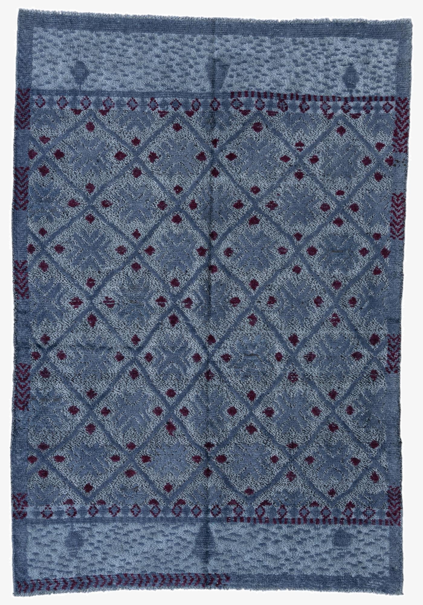  5' 6 x 8' 1  Hand Knotted Darya Wool Rug