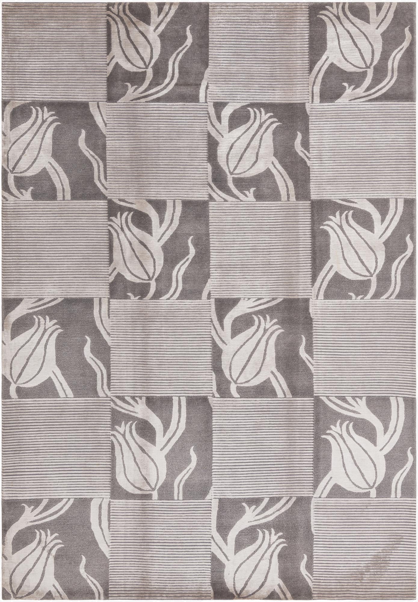  6' 9 x 10'  Hand Knotted Darya Wool Rug