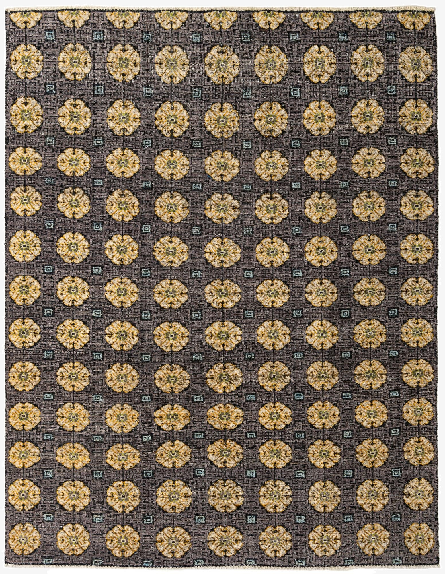  8' x 10' 3  Hand Knotted Darya Wool Rug