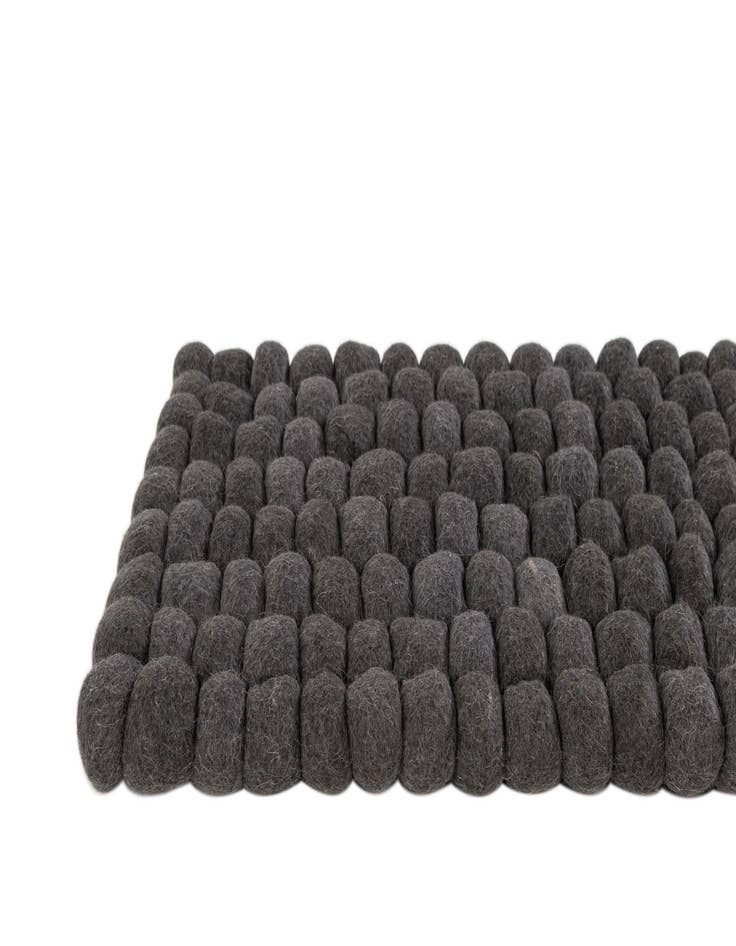 Detail image of  1' 2 x 1' 10 Felt Ball Wool Rug