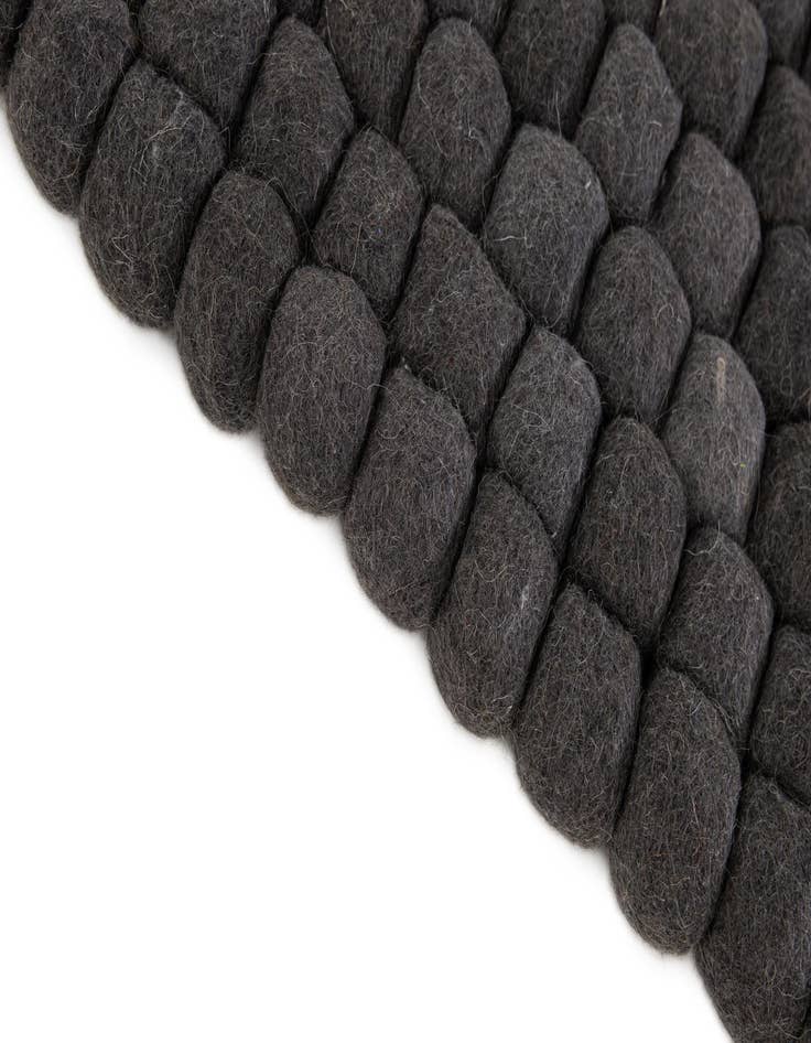 Detail image of  1' 2 x 1' 10 Felt Ball Wool Rug