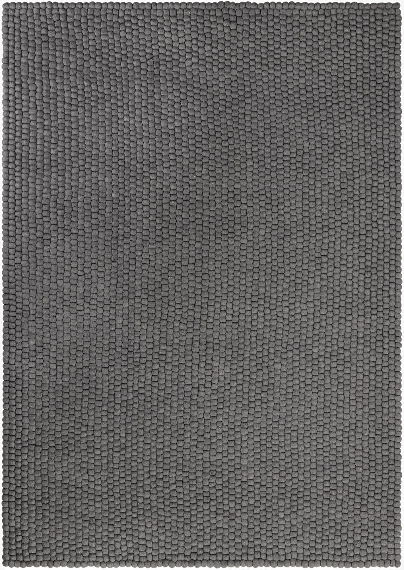  7' 1 x 10' Felt Ball Wool Rug