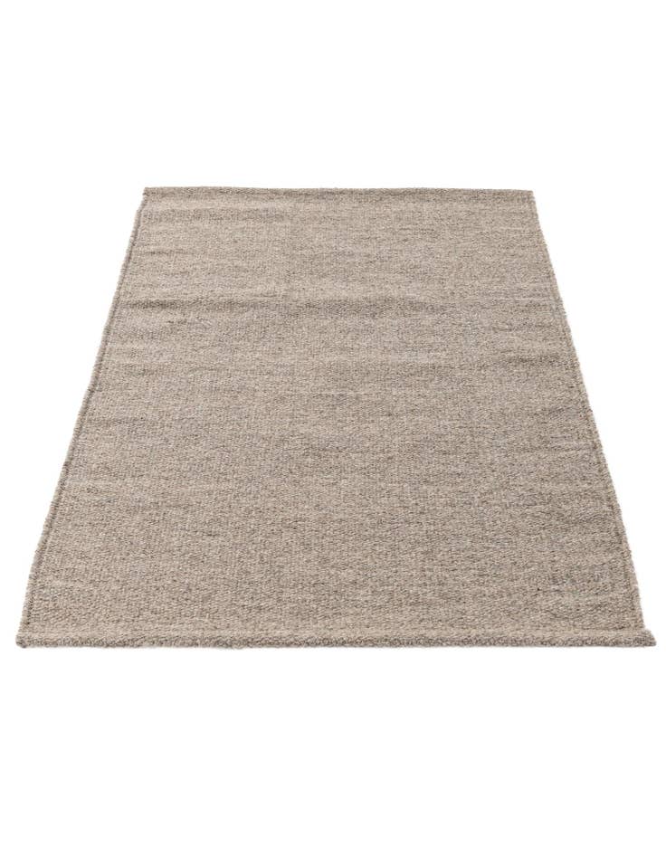 Detail image of  2' x 3' 3  Hand Braided Flatweave Cotton Dhurrie Wool Rug