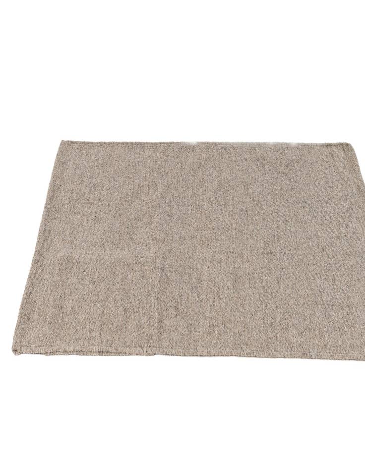 Detail image of  2' x 3' 3  Hand Braided Flatweave Cotton Dhurrie Wool Rug