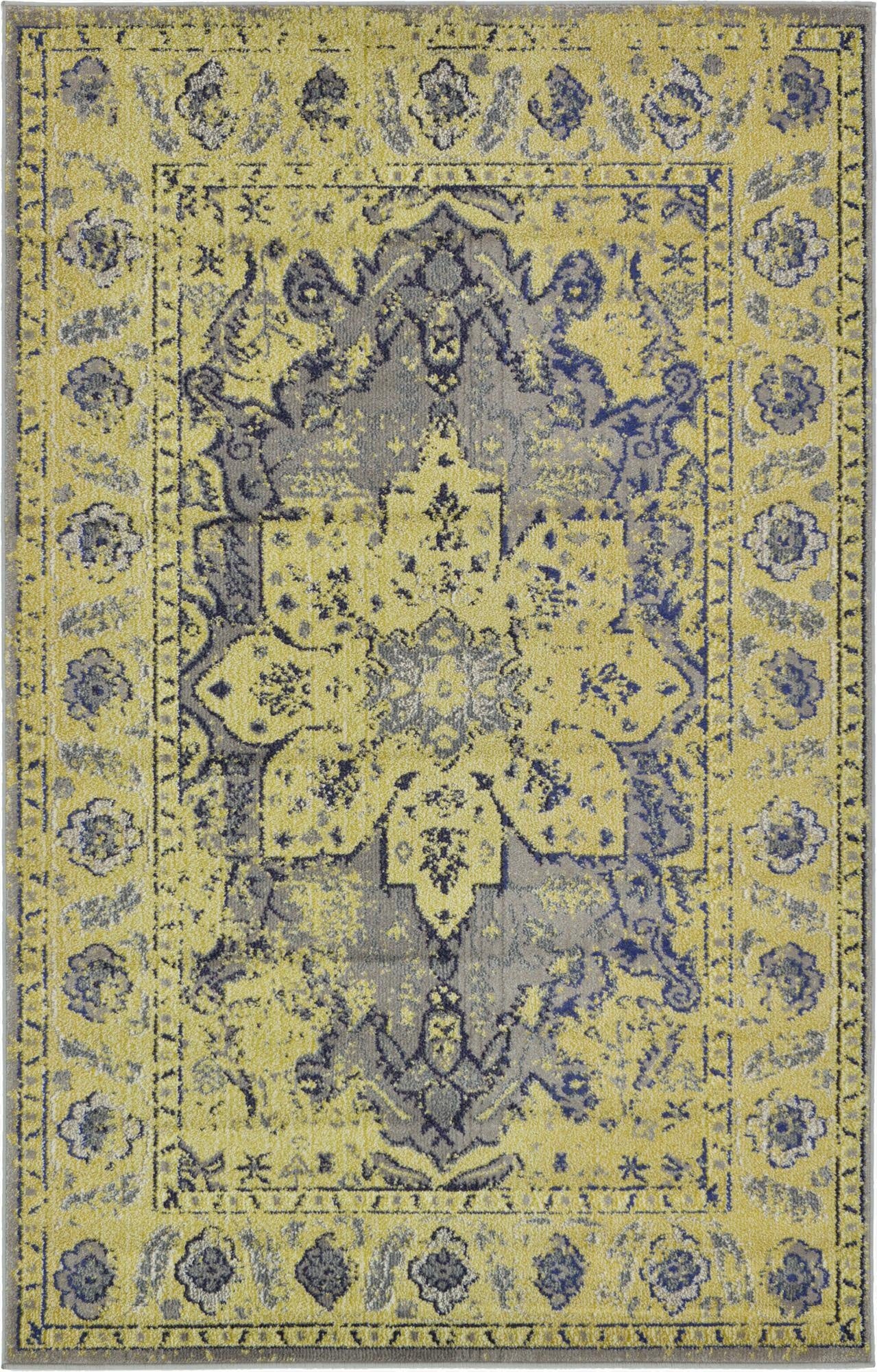  5' x 8'  Washable Fleur Rug