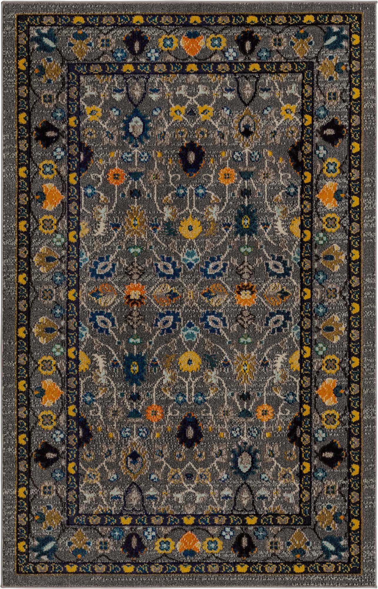  5' x 8'  Washable Fleur Rug