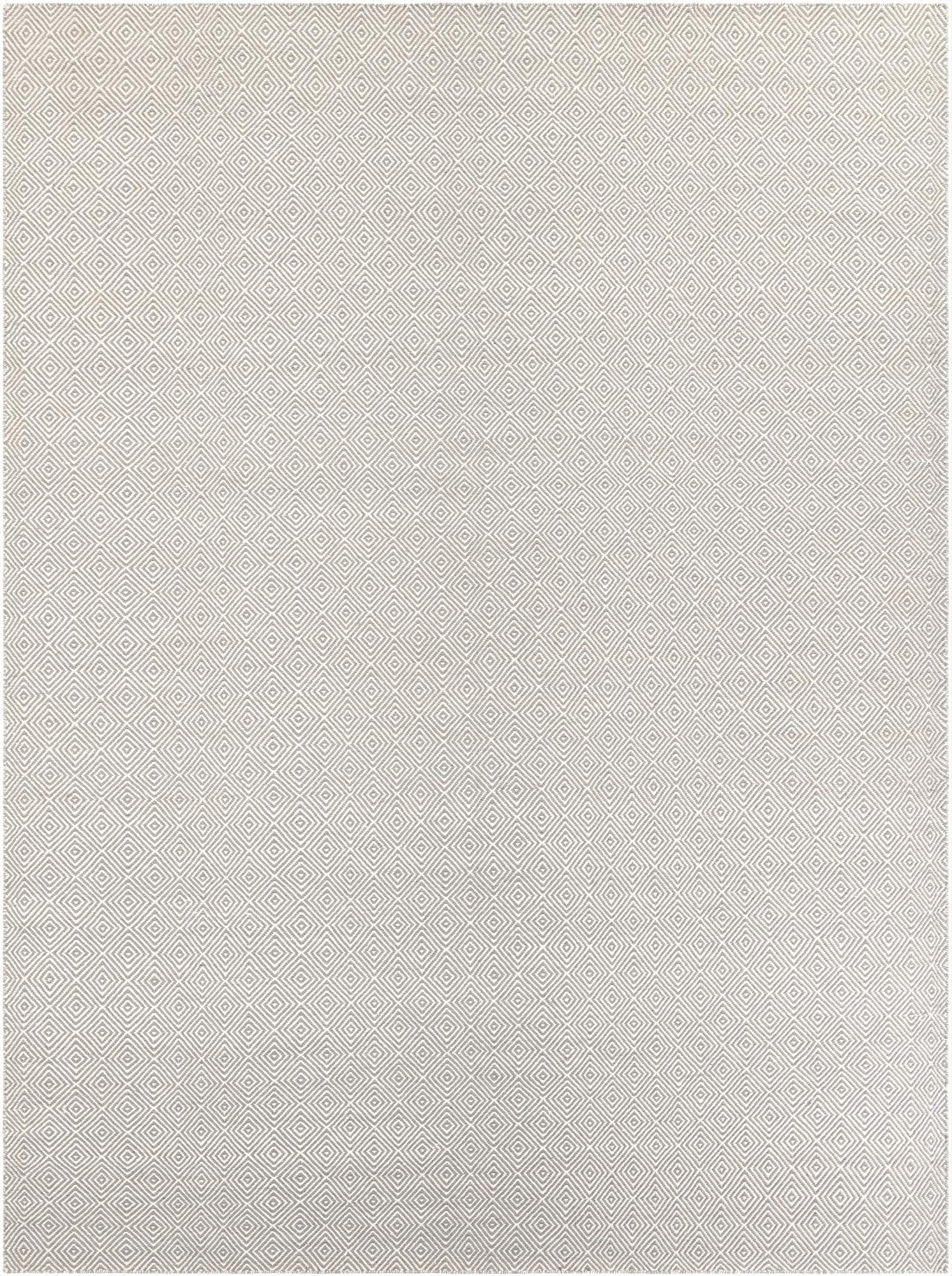  9' x 12'  Hand Woven Geo Trellis Flatweave Rug