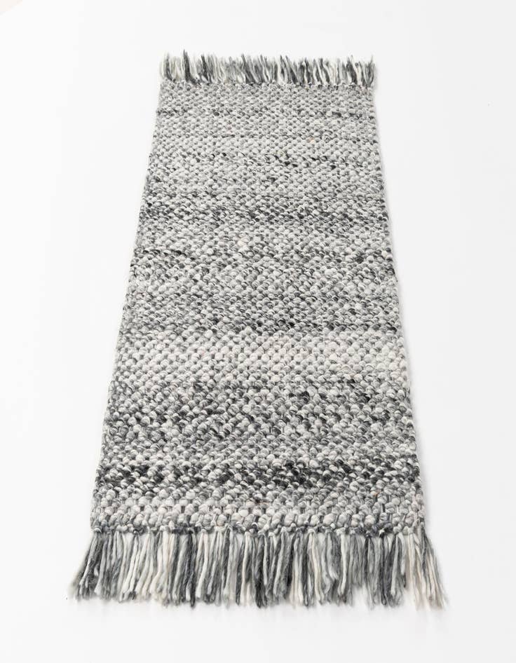 Detail image of  1' 11 x 3' 1  Hand Hand Braided Wool Rug