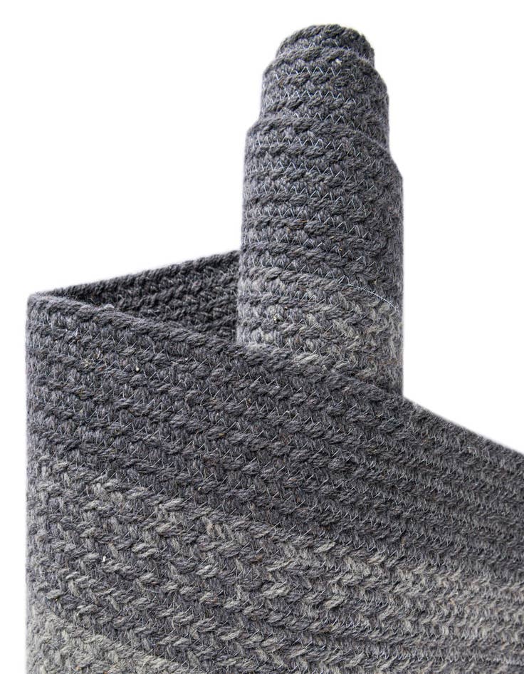 Detail image of  7' 10 x 10'  Hand Hand Braided Wool Rug