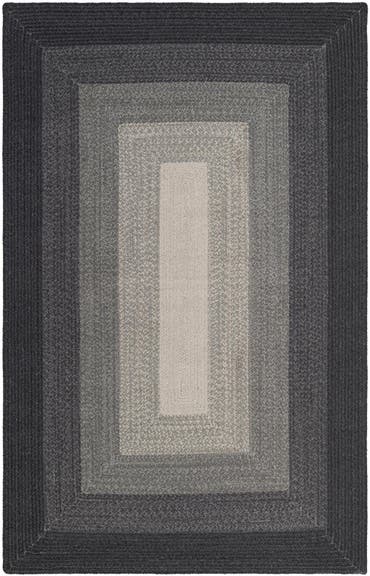  5' 1 x 8'  Hand Hand Braided Wool Rug