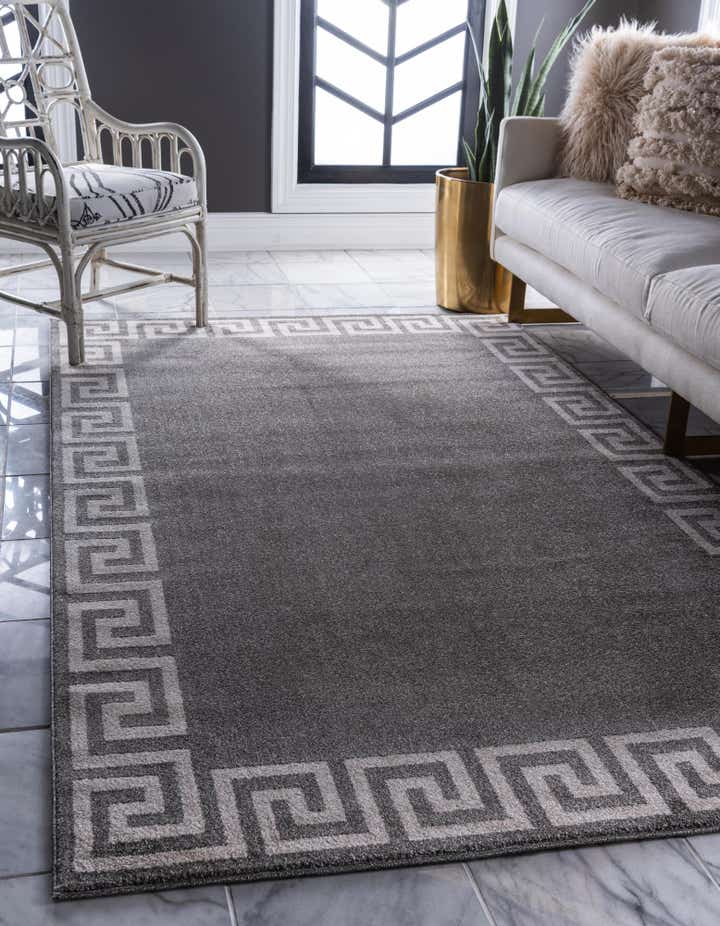 Gray 5' x 8' Hera Rug | Rugs.com
