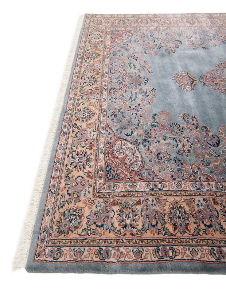 Detail image of  6' 7 x 9' 8  Hand Knotted Isfahan Wool Rug