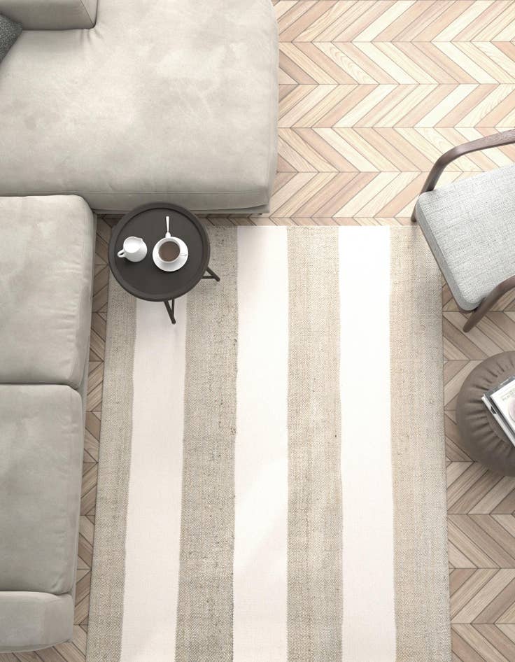 Detail image of  4' 1 x 6' 1  Hand Woven Jill Zarin Hamptons Rug